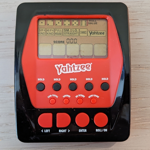 Hasbro Toys Handheld Yahtzee Game Poshmark